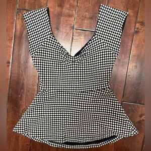 Deletta x Anthropologie Cap Sleeve Tee, sz S